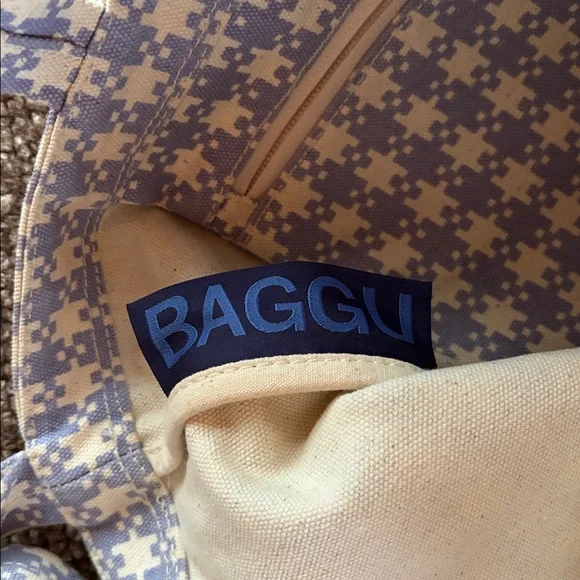 BAGGU Houndstooth Canvas Duck Bag - Picture 7 of 9